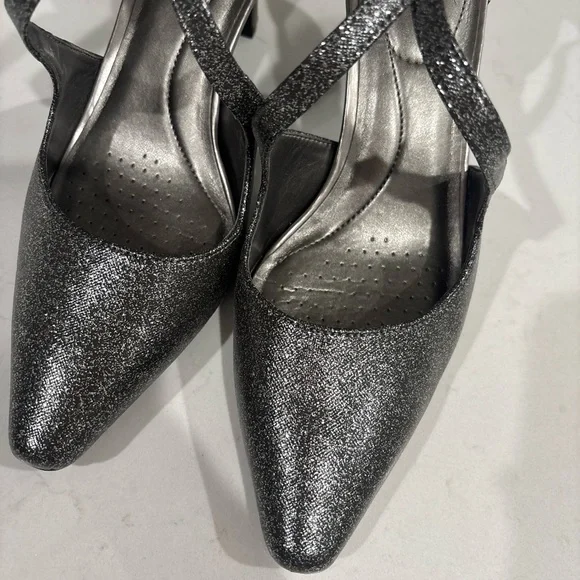 Life Stride Soft System Silver Glitter Women's Shoes Size 8.5 - Picture 15 of 15